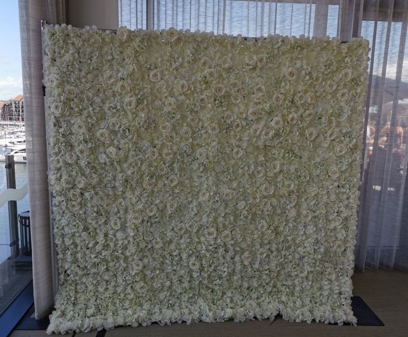 White Flower Wall