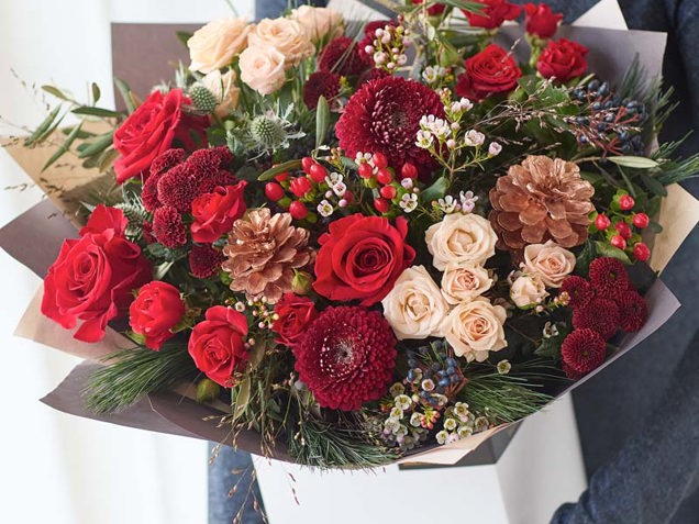 Classic Christmas Splendour Bouquet image